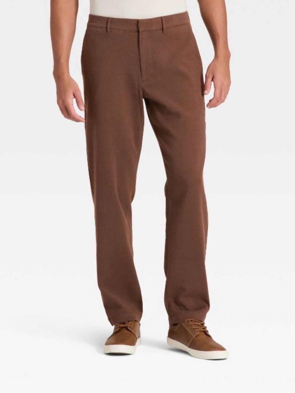 Goodfellow & Co Men’s Brown Comfort Wear Chino Pants 36x32 NWT